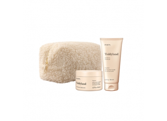 Teddyland Latte di Avena e Vaniglia Kit con Scrub Corpo