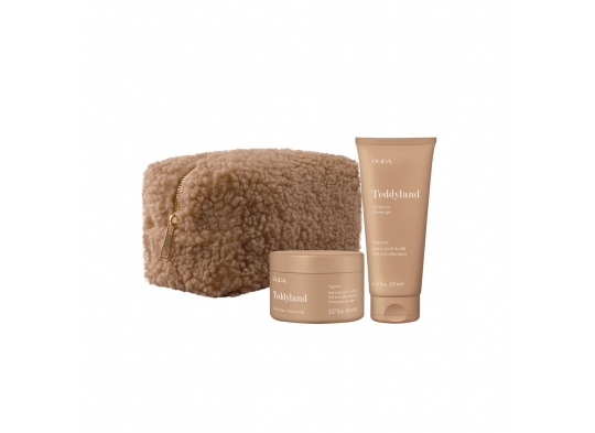 Teddyland Latte e chicchi di caffè Kit con Scrub Corpo