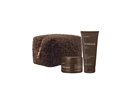 Teddyland Latte di cocco e fave di cacao Kit con Scrub Corpo