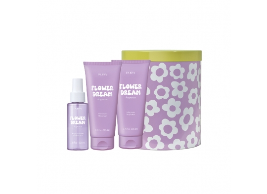 Happy Box Flower Dream Kit con Acqua Profumata Cofanetto Regalo